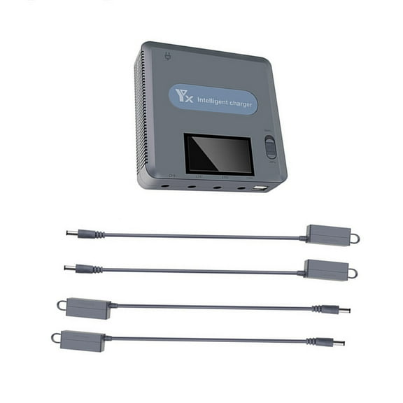 Efficient Fast Charger Hub for DJI Mavic 3 Full Charge and Storage Mode, 150 Minutes for 4 Batteries