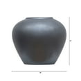 thumbnail image 2 of Better Homes & Gardens Ceramic Round Urn Vase, 7", Dark Gray, 2 of 6