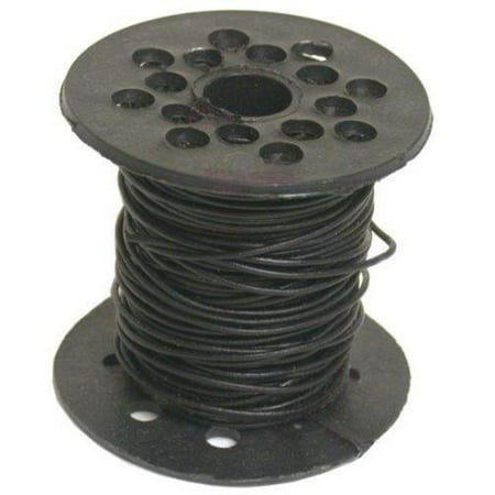 Bead Stringing Cord - Leather Bead Stringing Cord Black 75 ft.