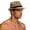 Khaki, variant on PRINxy Men’s Open Weave Mesh Woven Fedora Sun Hat, Foldable Breathable Headwear for Fishing Outings & Beach Picnics Khaki
