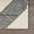 thumbnail image 5 of Lr Home Geometric Groove Ivory 8 x 10 Indoor Area Rug, 5 of 7