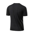 thumbnail image 5 of UVEASISHA Athletic Tshirts for Men Cooling Summer Lightweight Workout T Shirts Big and Tall Solid Casual Tee Tops Black XXL, 5 of 5
