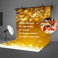 thumbnail image 4 of ABPHOTO Polyester 5x7ft Simple Brown Backdrop Minimalistic Brown Snowflake Glitter Photography Background and Studio Photography Backdrop Props, 4 of 5