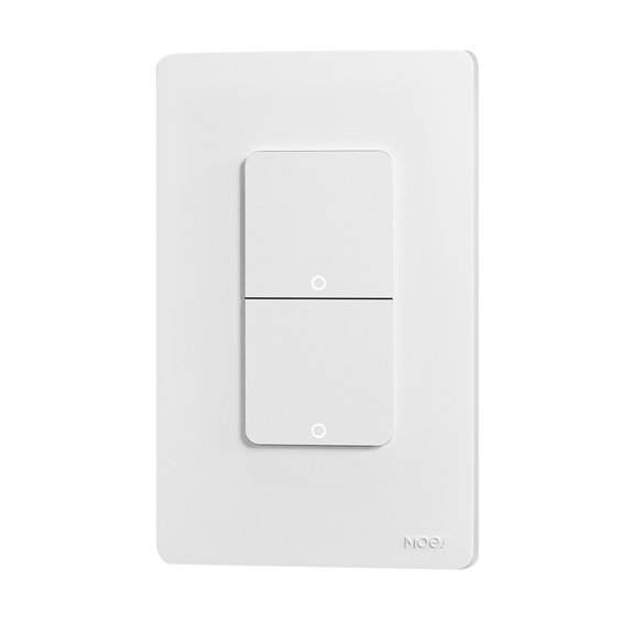 Mistaha Smart Home Tuya Wifi Light Switch with Backlight Control, Voice and App Remote Control, Timer Function, 2-Way Switch, US Standard White Color