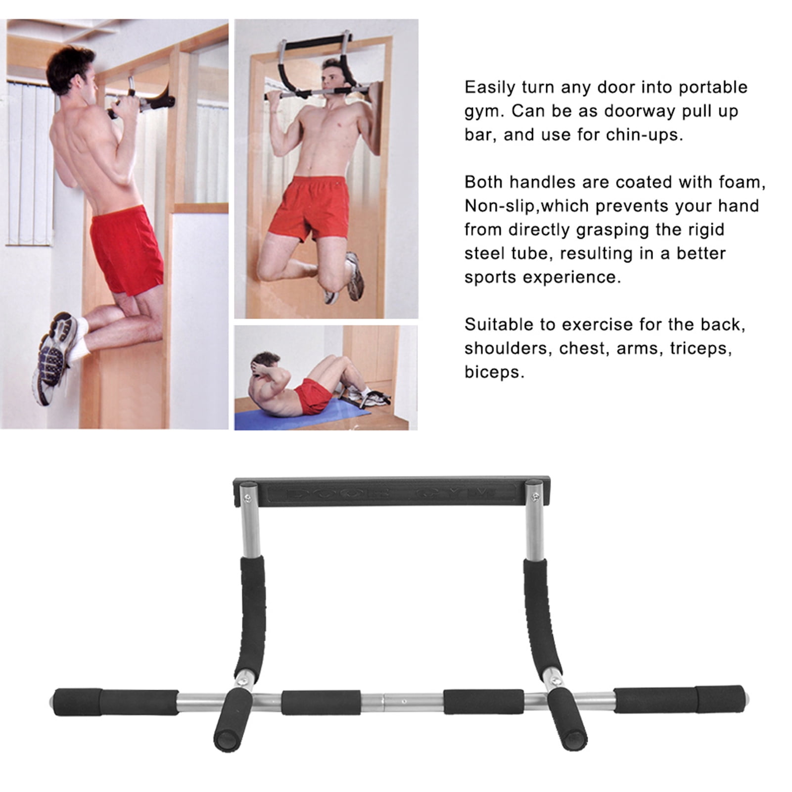 Pull Up Bar 100kg Horizontal Bar For Home Exercise Triceps