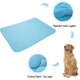 thumbnail image 3 of Summer Cooling Mat & Sleeping Pad- Water Absorption Top, Materials Safe, Easy Carry, EZ Clean. Keep Cooling for Pets, Kids and Adults.(Blue, 28" x 22"), 3 of 5