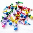 thumbnail image 3 of HUGFEGWE 100Pcs Mini Brads Multicolor Paper Craft Stamping Scrapbooking DIY Tool Size 4 mm CJB91-123154, 3 of 5