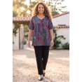 thumbnail image 4 of Catherines Women's Plus Size Suprema Short Sleeve V-Neck Tee, 4 of 6