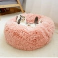 thumbnail image 2 of Gseagtia Original Cat and Dog Bed Luxury Coarse Faux Fur Donut Hugs Round Donut Dog Bed Indoor Pillow Suitable for Small and Medium-sized Dogs, 2 of 6