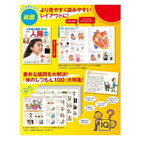 小学館の図鑑ＮＥＯ  人間―ヒトのからだ （新版）