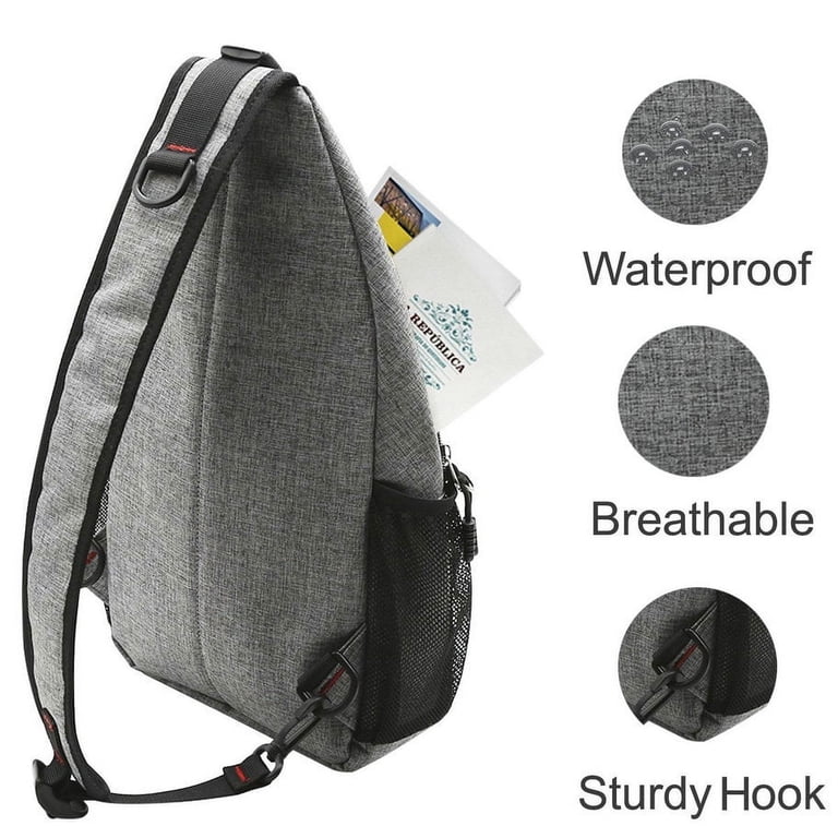 Polyester Sling Backpack, Crossbody Daypack for Hiking Travel Amazon.com : MOSISO Sling Backpack,Travel Hiking Daypack  main image 3