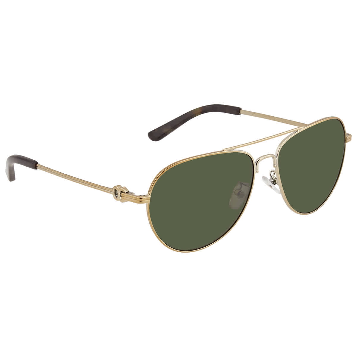 Tory Burch Green Pilot Ladies Sunglasses TY6083 330171 58 