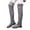 Grey, variant on Women's Suede Over The Knee Boots Low Heel Thigh High Fall Booties Casual Non Slip Pinted Toe Dress Shoes Brown Size 8