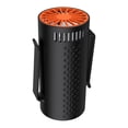 thumbnail image 3 of Ventilador de cintura con velocidad de viento ajustable, USB, portátil, 12000 RPM, regalo, ventilador de escritorio pequeño Negro, 3 of 9