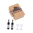 thumbnail image 2 of Botellas de vino en miniatura Accesorios de decoración de casa de muñecas Simulación pequeñas con adornos de estuche Artículos decorativos CASTILLO, 2 of 8
