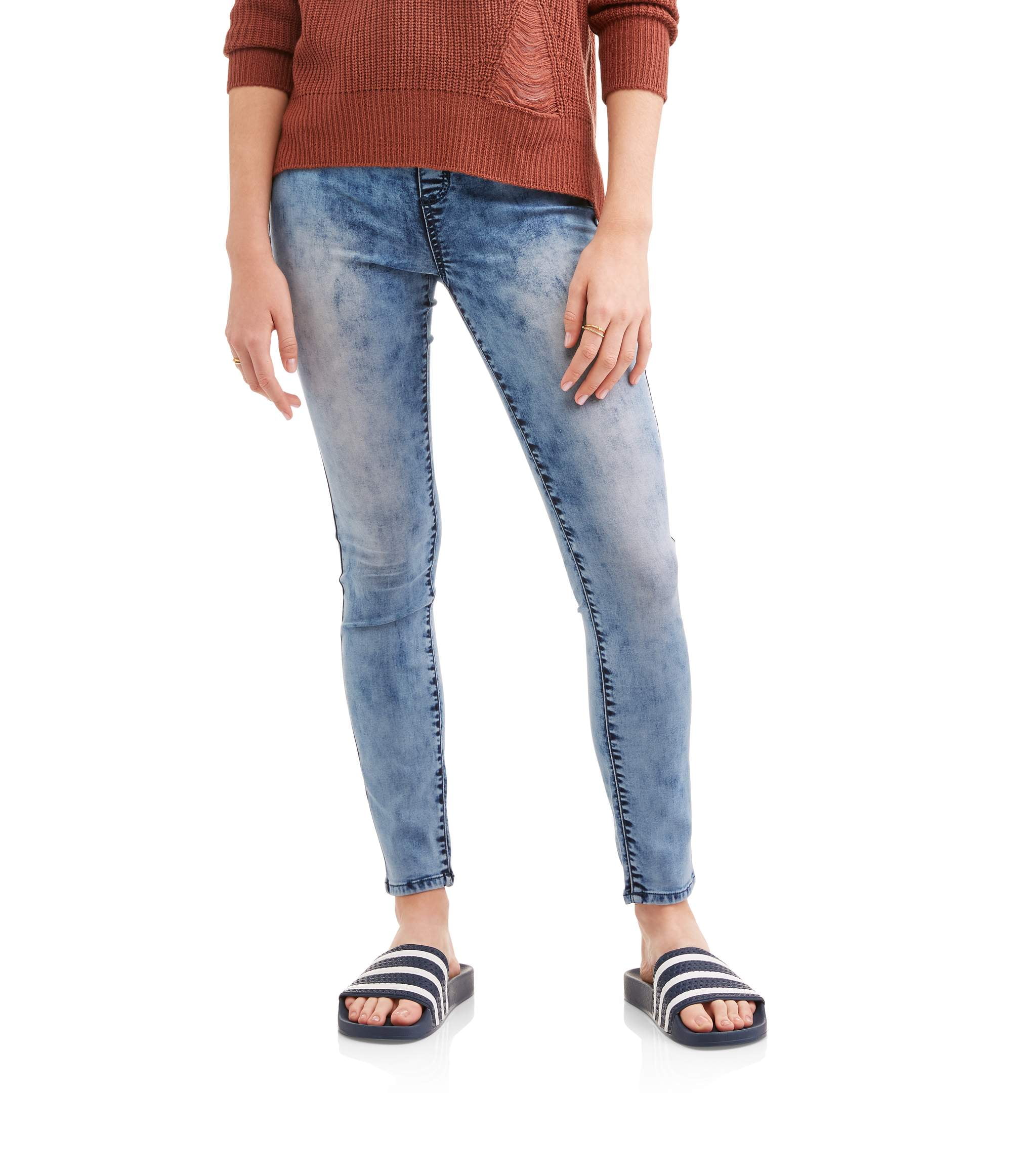 no boundaries pull on denim jeggings