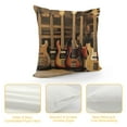 thumbnail image 4 of MLJA Throw Pillow Cover Guitar Bass Music Musical Instruments Strings Cool Rectangular Throw Pillow Covers for Couch Sofa Home Decor, 4 of 5