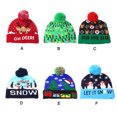 thumbnail image 4 of Decoration Hat LED Hat for Cap Colorful Adult Holiday Cartoon Cap Christmas Hat, Snowman 2, 4 of 8