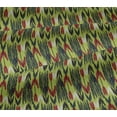 thumbnail image 5 of oneOone Viscose Jersey Fabric Arrow Ikat Print Fabric BTY 60 Inch Wide, 5 of 5