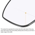 thumbnail image 4 of Unique Bargains Car Auto Rearview Left Side Heated Mirror Glass Replacement W/ Backing Plate for Nissan Murano 2009-2014, 4 of 7