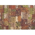 thumbnail image 1 of Ahgly Company Indoor Rectangle Patchwork Brown Transitional Area Rugs, 4' x 6', 1 of 4