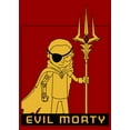 thumbnail image 2 of Men's Rick And Morty Evil Morty  Graphic Tee Red X Large, 2 of 5