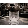 thumbnail image 2 of 360 Degree Rotating Whiskey Glass, Spinning Cocktail Glass with Stable Decoupled Base, Old Fashioned Crystal Cut Drinking Glassware, Stress Relief Function, Unique Whiskey Gift for Husband Father, 2 of 8