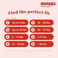 thumbnail image 2 of Huggies Little Snugglers Baby Diapers Size 3 (16-28 lbs), 2 of 5