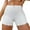 White, variant on Buigttklop Women'S Short Plus Size Womens Solid Color Lace Hot Shorts Elastic Sports Shorts Trousers Trunks