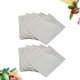 thumbnail image 3 of 20 bolsitas de té de tela de algodón con filtro de cordón, vacías, para hojas sueltas de té - 6 x 8 cm (blancas), 3 of 7