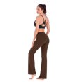 thumbnail image 2 of Pantalones de yoga IUGA Bootcut para mujer de cintura alta con bolsillos, 2 of 7