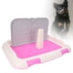 thumbnail image 5 of Almohadilla Para Inodoro Para Perros, Cerca Para Orinal Para Gatos Y Cachorros Con 1 Poste Extraíble Para Inodoro Para Perros ANGGREK Rosa, 5 of 8