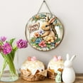 thumbnail image 4 of Guozer Easter Bunny Door Sign Easter Door Plaque Decorative Bunny Door Hanging for Decorative Wall Front Door Yard Home Springtime Wedding, 4 of 8