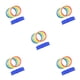 thumbnail image 1 of Bewildely 10Pc Kindergarten Teaching Aid Sport Hopscotch Ring  Game Fun Jumping Type2, 1 of 1