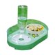 thumbnail image 1 of 2 in 1 Pet Tableware Dog Water Food Bowl No-Spill Ceramic Water Dispenser Combo Set for Cat Elevated Bowl, 1 of 5