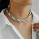 thumbnail image 3 of Gargantilla Ygjytge Cadena Gruesa Punk para Mujer Y Hombre Collar Club Nocturno plata, 3 of 7