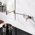 thumbnail image 2 of Luxier Contemporary KTS17 2-Handle Wall-Mounted Pot Filler Oil Rubbed Bronze, 2 of 5