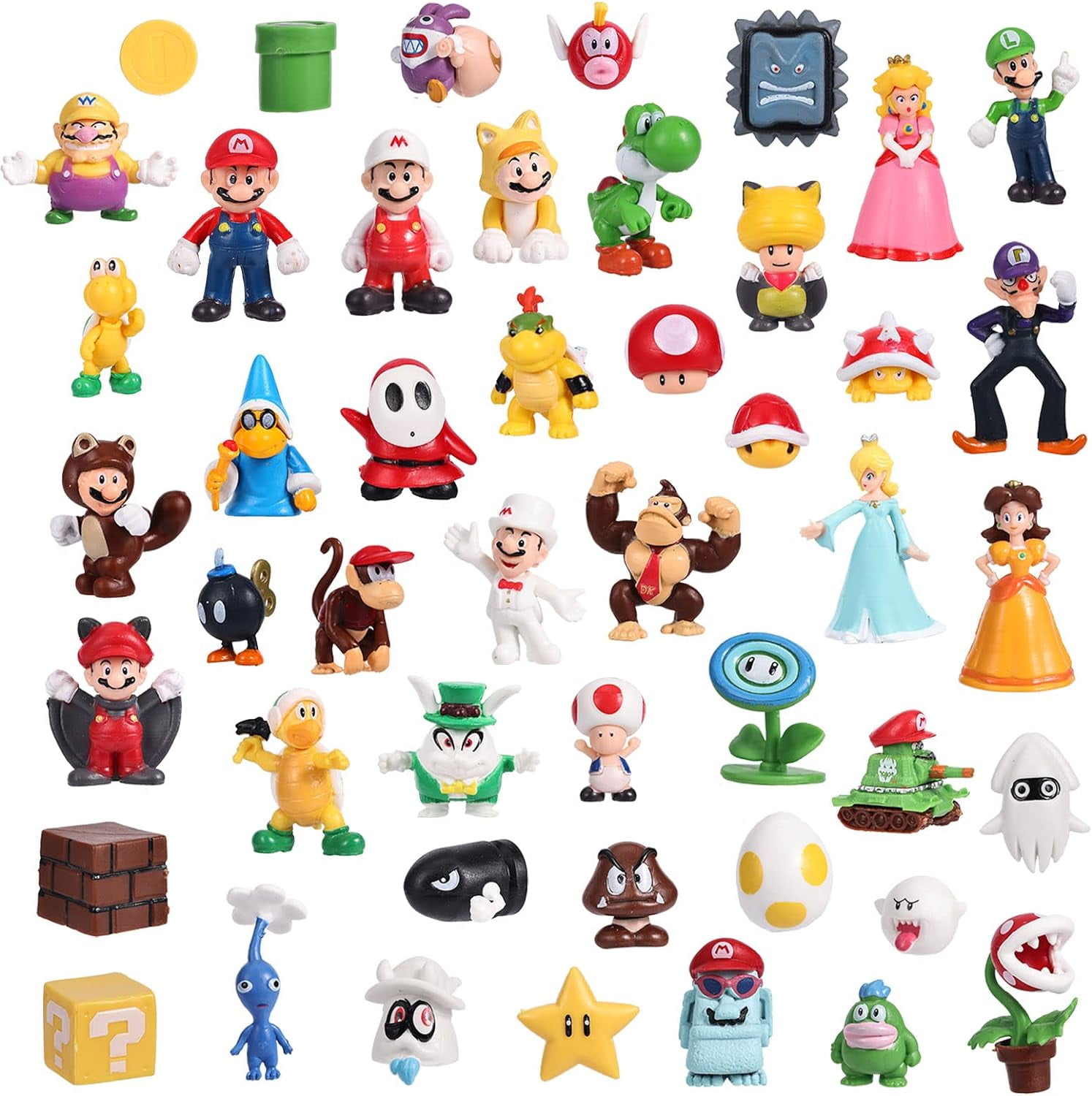 Nintendo Super Mario Odyssey 4-Inch Action Figure Set, 3 Pieces