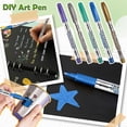 thumbnail image 1 of KDSJSXW Wax Seal Pen, 6 Types Metallic Marker Color Pen for Decorating Sealing Wax, Premium Wax Pen for Wedding Envelope Wax Seal, Fit All Wax Seal Beads or Wax Seal Sticks ﻿, 1 of 7