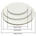 thumbnail image 3 of Coofit Cake Board Round Grease Proof Foam Cake Base Cake Circle for Decoration, 3 of 10