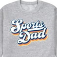 thumbnail image 3 of Instant Message - I'm A Proud 'Sports Dad' - Men's Crew Neck Fleece Pullover, 3 of 6