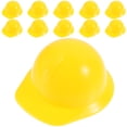 thumbnail image 3 of Mini Construction Helmet Plastic Mini Safety Helmet Yellow 10Pcs 1.7X1.4X0.9In, 3 of 7