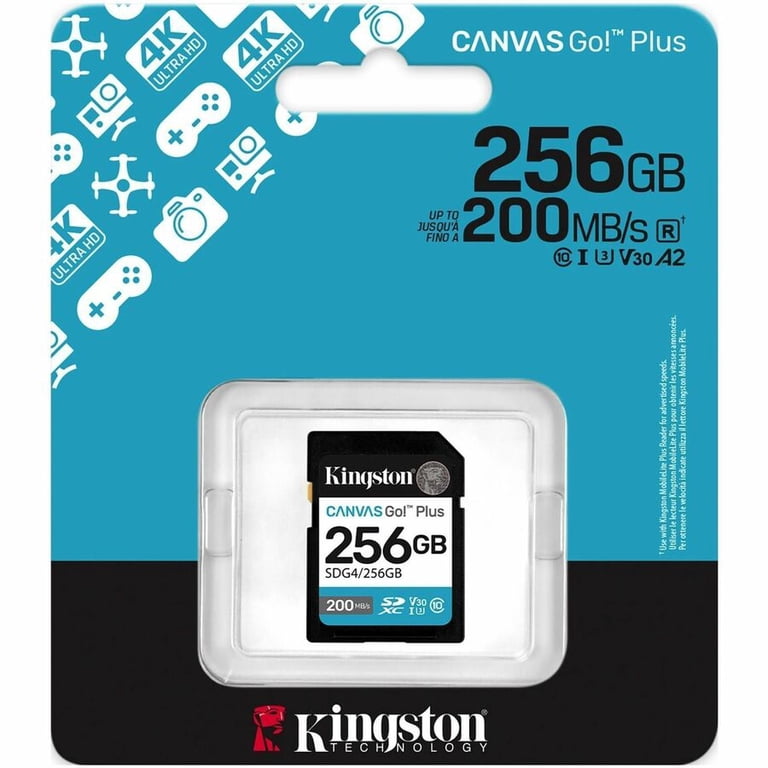 Kingston ノートパソコン用　メモリ4GB×10枚　#B25 ④ Kingston, SDXC Memory Card, 256 GB, UHS-I U3 V30, for 4K UHD Video