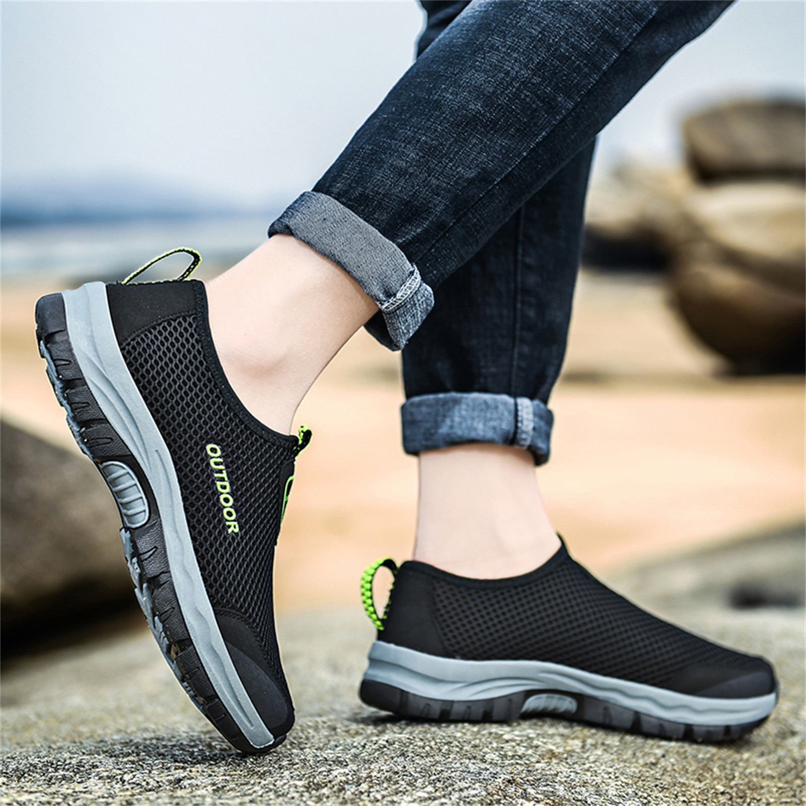 LYCAQL Men Shoes Fashion Spring And Summer Men Sports Shoes Hiking ...