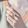thumbnail image 2 of sweethay 2 piezas mujeres hombres anillo regalo moda accesorio dedo anillos joyería decoración Type6 NO6, 2 of 6