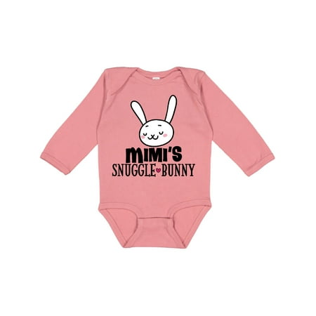 

Inktastic Mimi Easter Bunny Outfit Gift Baby Boy or Baby Girl Long Sleeve Bodysuit