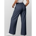thumbnail image 3 of FEOYA High Waisted Sweatpants Women Baggy Drawstring Pants Wide Leg Sweatpants Ladies Loose Joggers with Pockets L, 3 of 7