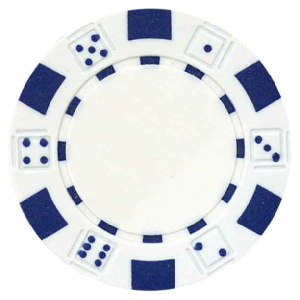 Poker Chips DA VINCI 50 dados compuestos de arcilla rayados, 11,5 g