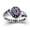 Brass/Platinum, variant on Ship in 5 days, USA Mementos Custom Women's Class Ring Silenium Brass for High School & College-Size 5