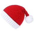thumbnail image 3 of fenteer Christmas Hat Cap Fancy Dress Knit Winter Hat for Party Favors Carnival Xmas for adults, 3 of 8